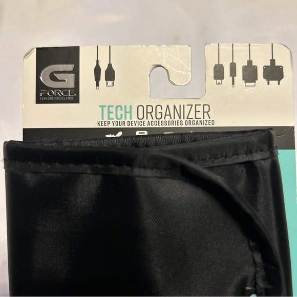 G-Force Tech Accessory Organizer Explore Excellence 8” 4” Bag Adjustable Pouch - Picture 10 of 13